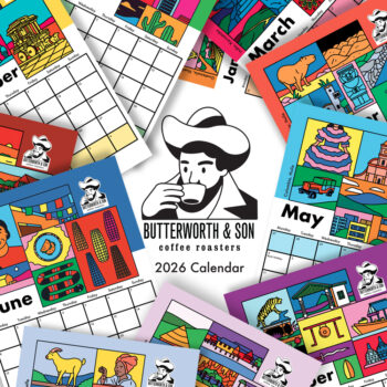 2026 13 month Calendar | Artwork by Thomas Howes