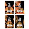 Image displays 4 gold coffee packs. Guatemala Tikal Gold, Colombia Aztec Gold, Peru Inca Gold, Kenya Maasai Gold