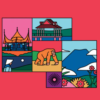 Indonesia Kerinchi washed. Artwork by Thomas Howes.