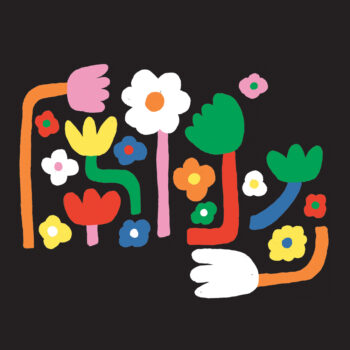 Spring Coffee artwork by Thomas Howes. Many flowers