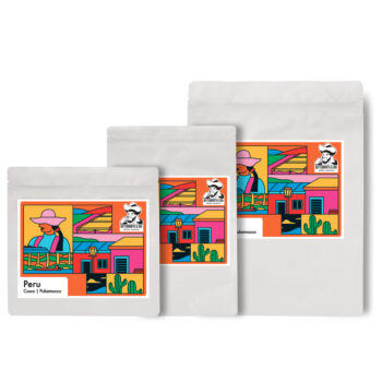 250g, 500g and 1kg bag of Peru Cusco Pukamocco