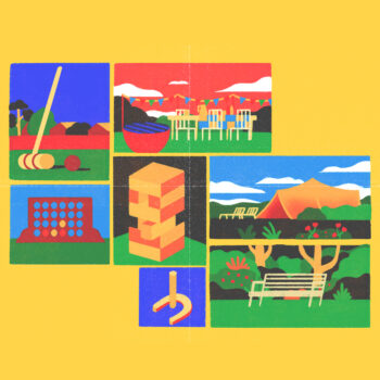 Lawn Games - Summer Coffee | Artwork by Thomas Howes
